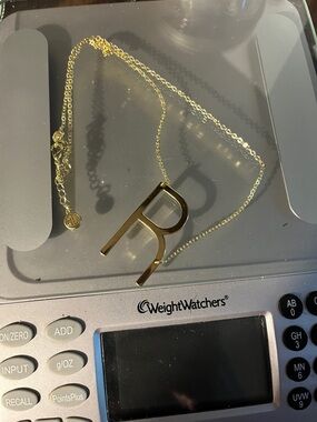Gold Letter R Pendant Necklace - Women Jewelry 1515